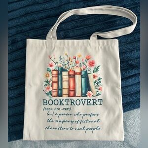 Booktrovert Tote Bag